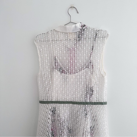 Anthropologie X Tracy Reece 2- Piece Cherry Blossom Midi Shirtdress - Picture 10 of 14